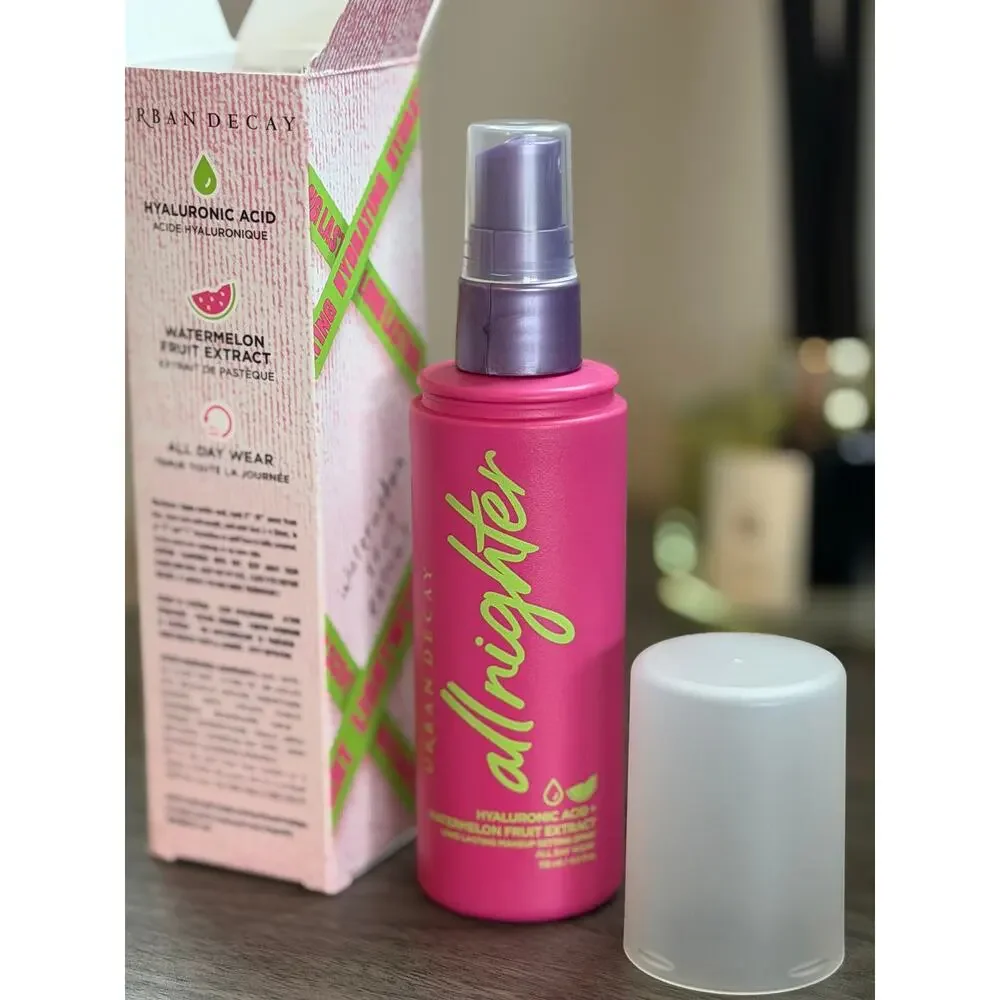 Urban Decay All Nighter Watermelon Setting Spray NEW